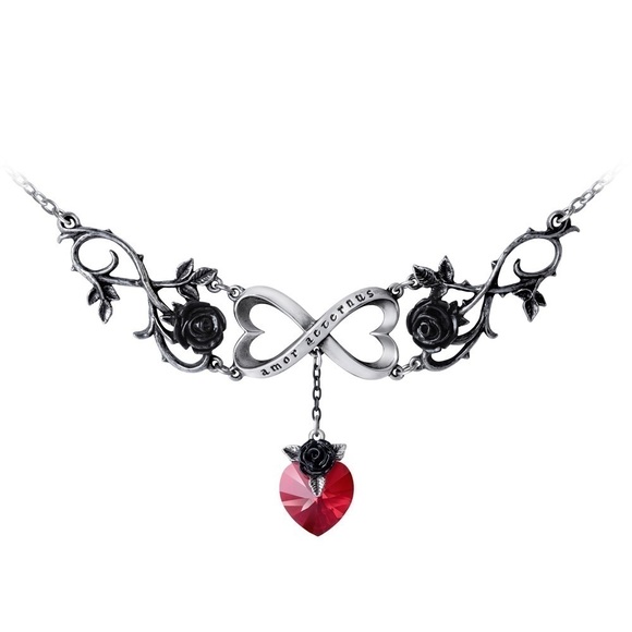 New! Alchemy Of England (Alchemy Gothic) Infinite Love Necklace - Picture 1 of 4